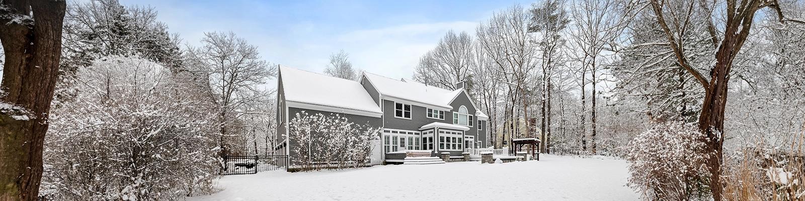 Home Exterior in Winter