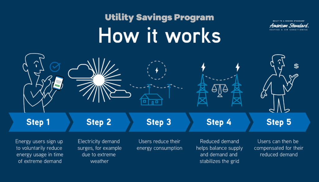 Utility Savings Program Infographic